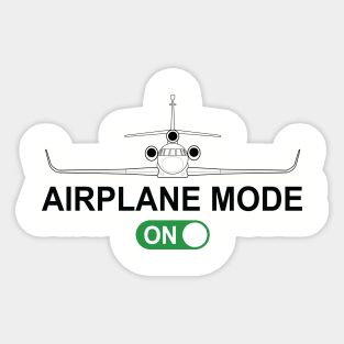 Airplane Mode One Falcon Jet Sticker